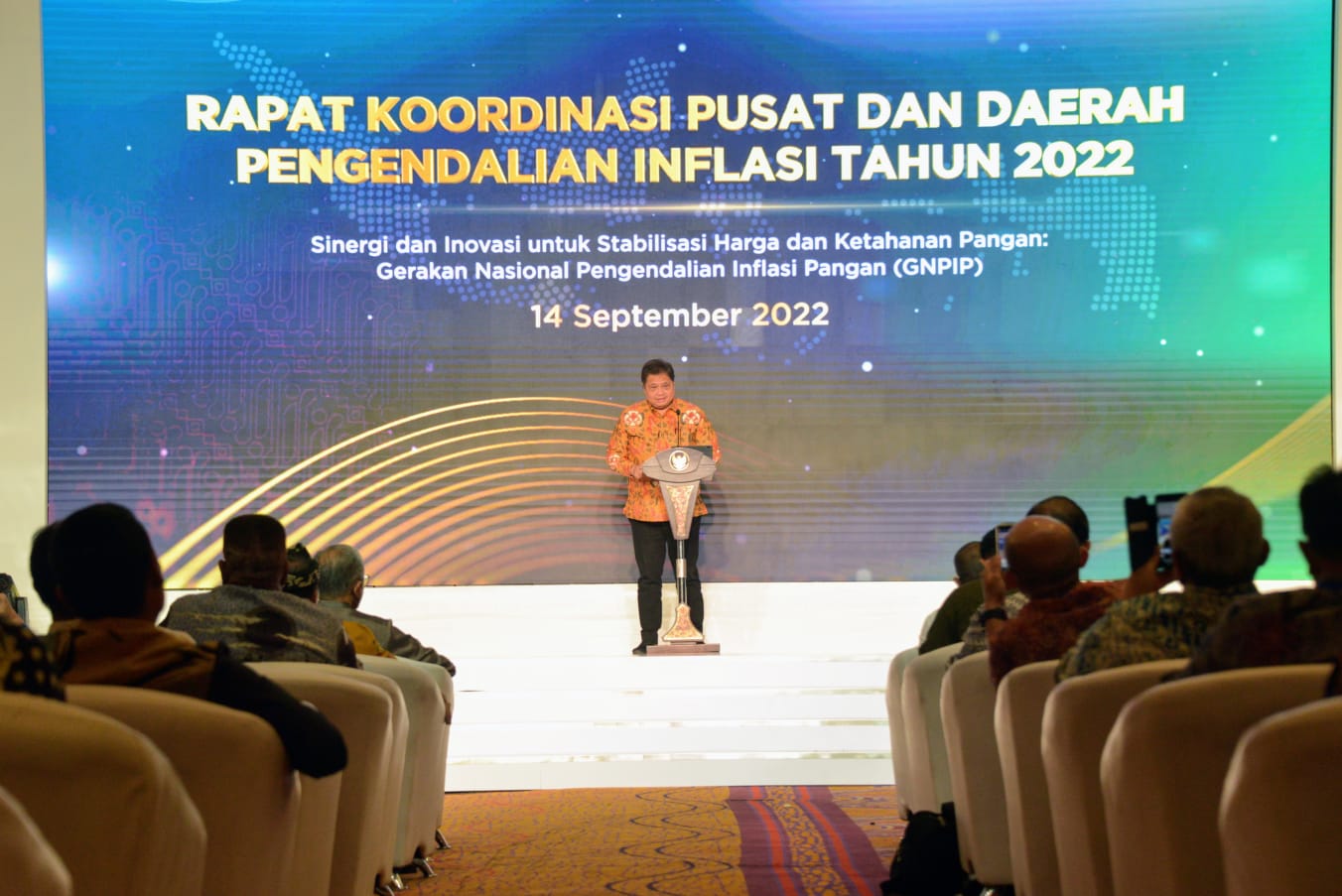 Menko Airlangga Kendalikan Capaian Inflasi Nasional Dengan Perkuat