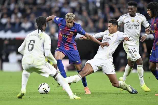 Jude Bellingham kembali memenangkan Clasico, dan terus menikmati kemenangan atas rival baru Lamine Yamal di Instagram (ist) MDN