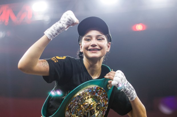 Camila Zamorano baru-baru ini menjadi pemegang gelar dunia tinju termuda saat ini, tepat sebelum usianya yang ke-18 (ist) MDN