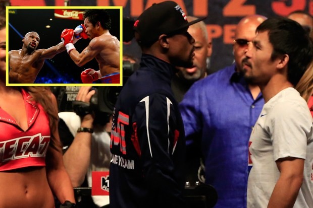 Floyd Mayweather Jr dan Manny Pacquiao kemungkinan akan bertanding ulang di Netflix tahun depan (ist) MDN